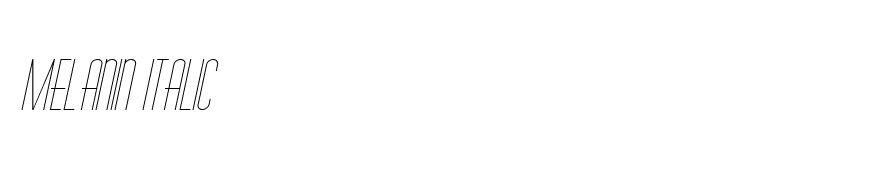 Melanin Italic