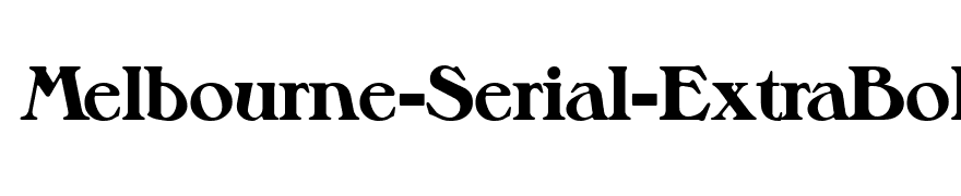 Melbourne-Serial-ExtraBold-Regular