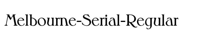 Melbourne-Serial-Regular