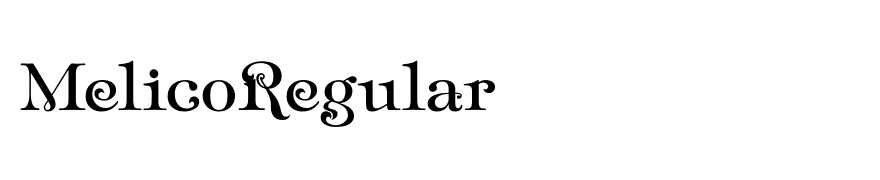 MelicoRegular