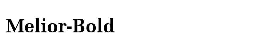 Melior-Bold