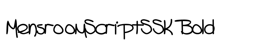 MensroomScriptSSK Bold