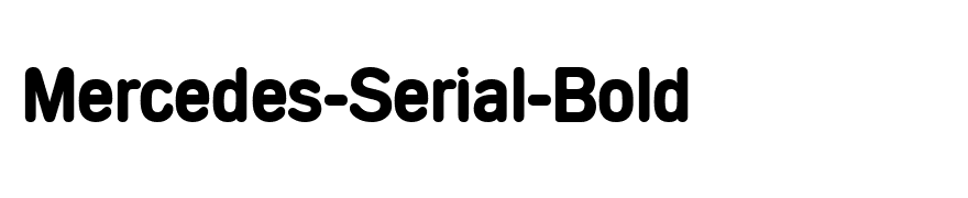 Mercedes-Serial-Bold
