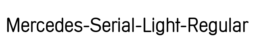 Mercedes-Serial-Light-Regular