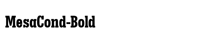 MesaCond-Bold