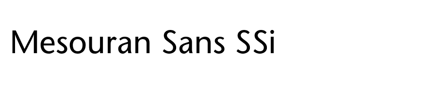 Mesouran Sans SSi
