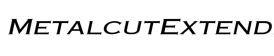 MetalcutExtended Oblique