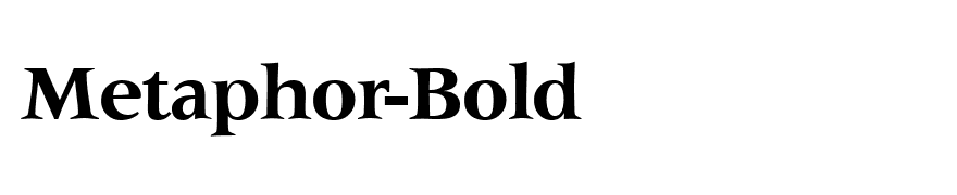 Metaphor-Bold