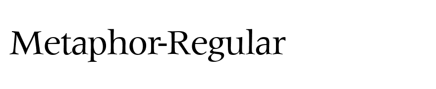 Metaphor-Regular