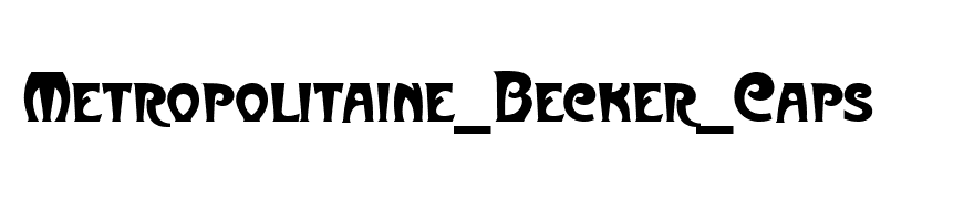 Metropolitaine_Becker_Caps