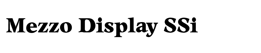 Mezzo Display SSi