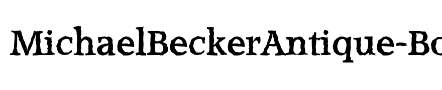 MichaelBeckerAntique-Bold