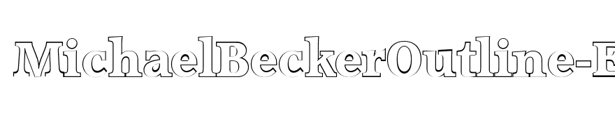 MichaelBeckerOutline-ExtraBold
