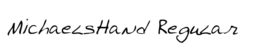 MichaelsHand Regular
