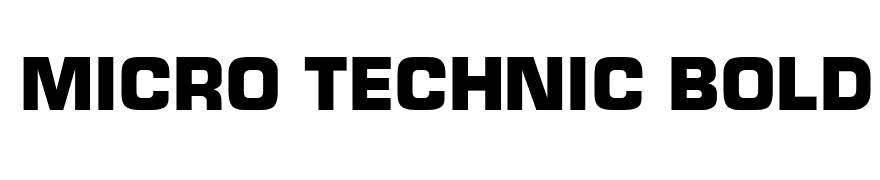 Micro Technic Bold