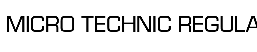 Micro Technic Regular