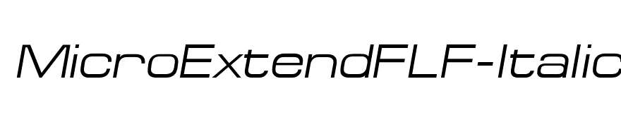 MicroExtendFLF-Italic
