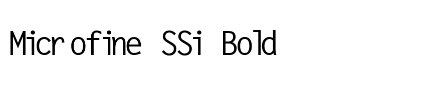 Microfine SSi Bold