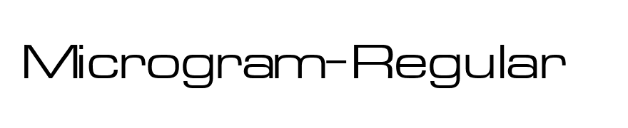 Microgram-Regular