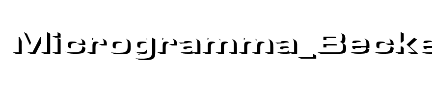 Microgramma_Becker_Only_Shadow