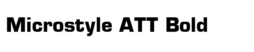 Microstyle ATT Bold