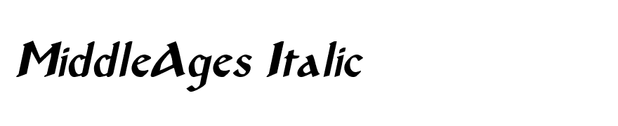MiddleAges Italic
