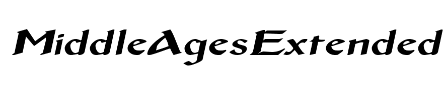 MiddleAgesExtended Italic