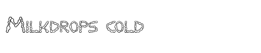 Milkdrops cold
