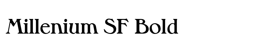 Millenium SF Bold