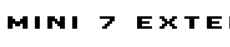 MINI 7 Extended Bold