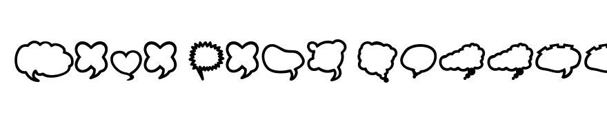 Mini Pics Balloonies Bold