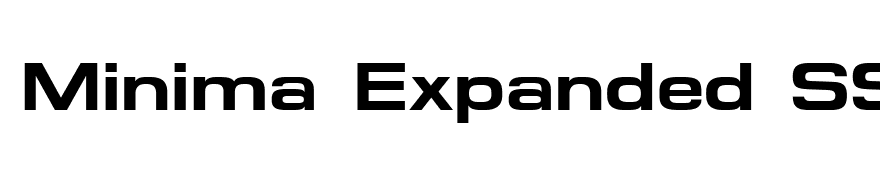 Minima Expanded SSi Bold Expanded