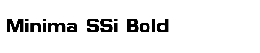 Minima SSi Bold