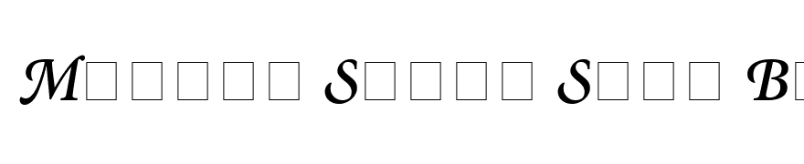 Minion Swash Semi Bold Italic