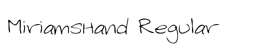 MiriamsHand Regular