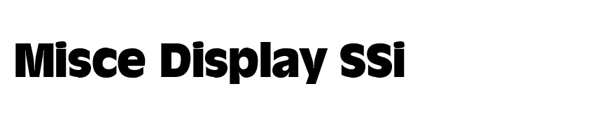Misce Display SSi