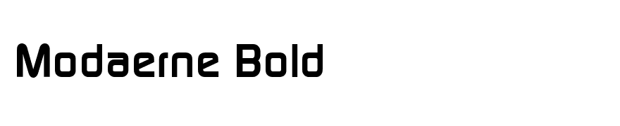 Modaerne Bold