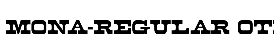 Mona-Regular OTF