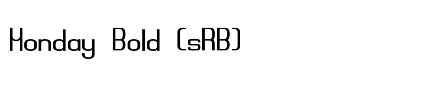 Monday Bold (sRB)