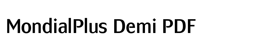 MondialPlus Demi PDF