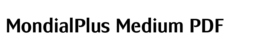 MondialPlus Medium PDF