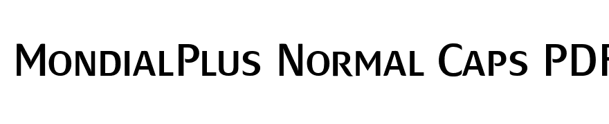 MondialPlus Normal Caps PDF