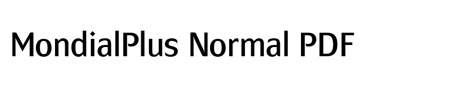 MondialPlus Normal PDF