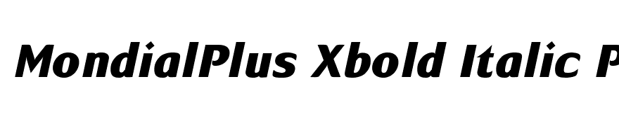 MondialPlus Xbold Italic PDF