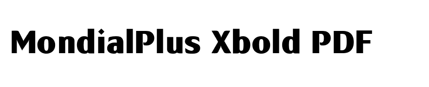 MondialPlus Xbold PDF