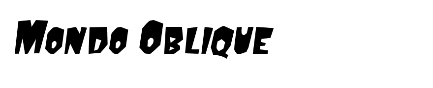 Mondo Oblique
