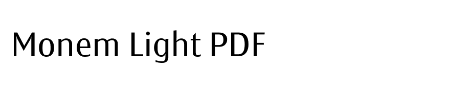 Monem Light PDF