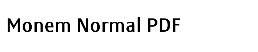 Monem Normal PDF