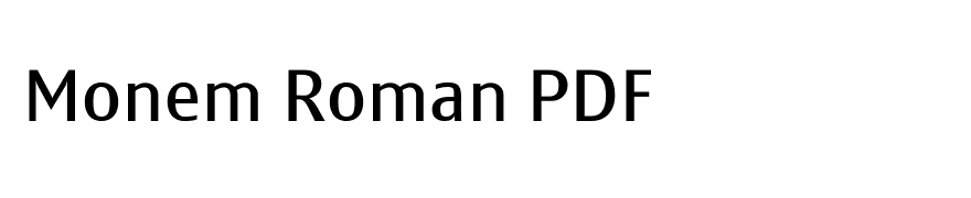 Monem Roman PDF