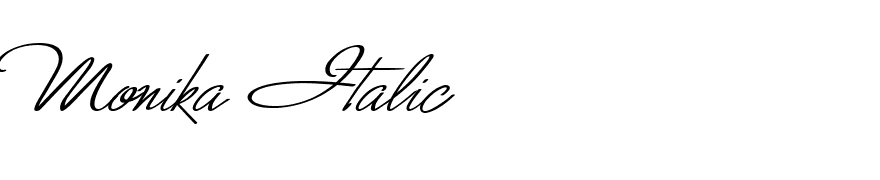 Monika Italic